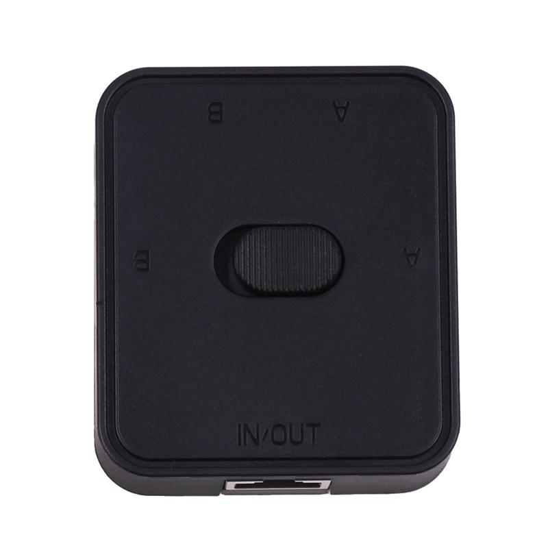 Rj45 Lan Cat6 Netzwerkschalter-Wahlschalter 1000Mbps 2 Eingang 1 Ausgang/1 Eingang 2 Ausgänge Intern Extern Netzwerkumschalter Splitter