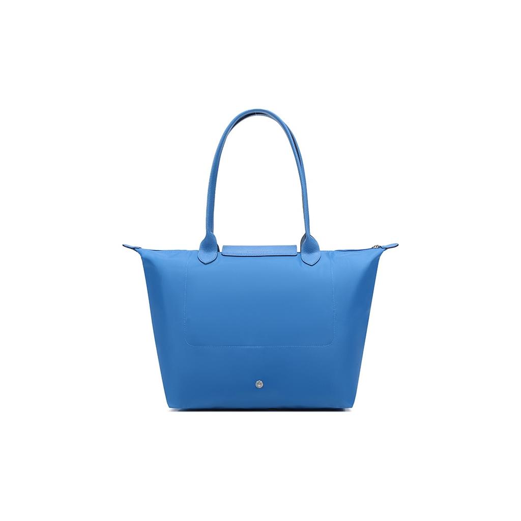 Longchamp Le Pliage Club 31 Fabric Long Handle Tote Bag Shoulder Bag Large Women tote bags Blue 1899619P50