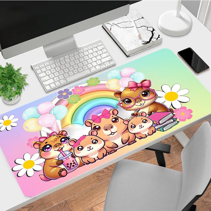 Rainbow Friends Xl Gaming Mouse Pad Nonslip Rubber Base Stitched Edge Waterproof Desk Mat For Pc Laptop Gamer Office Computer Accessories C929665