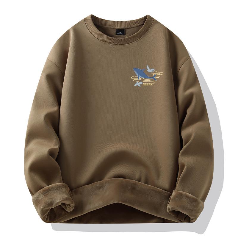 Hanorac de modă Hanorac pentru bărbați Hanorac largi și cald, Trendy Casual Top