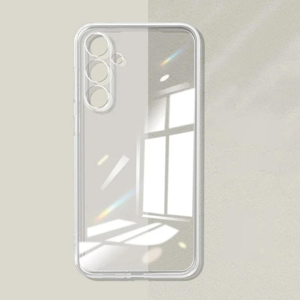 Clear Silicone Soft Case for Samsung Galaxy S24 S23 S21 FE S22 Plus A14 A34 A54 Ultra Thin Transparent Shell Cover TPU