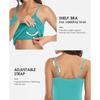 CHARMLEAKS Damen-Unterhemd aus Baumwolle, Damenunterwäsche, Nachtwäsche, Unterwäsche, Hebe-BH, solides Basic-Tanktop, 2er-Pack