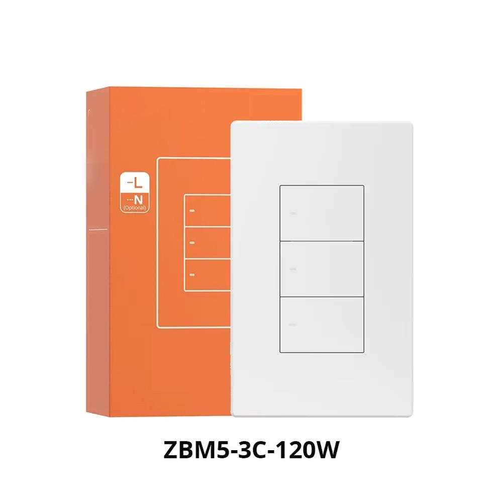 Smart For Zigbee Light Switch with For Alexa and For eWeLink Support for Remote and Voice Control with or without Neutral Wire