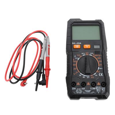 Digital Multimeter Auto Ranging Voice Broadcast AC DC Voltage Current Capacitance Resistance Frequency Tester