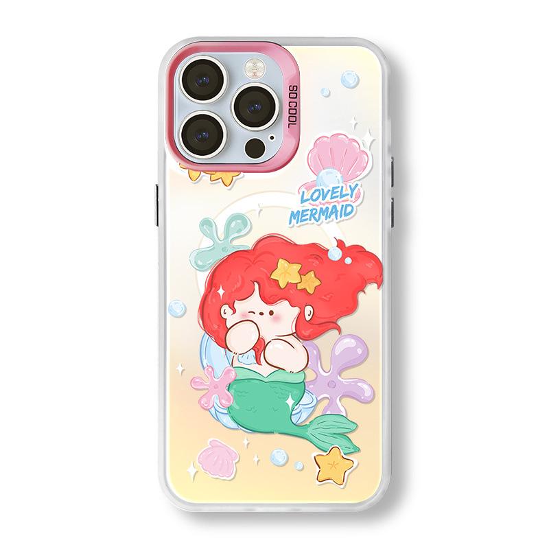 

Чехол Zhitai Magnetic Frosted Laser для iPhone 16/15/14/13/12 и Huawei P70 iPhone 7 Plus/8 Plus