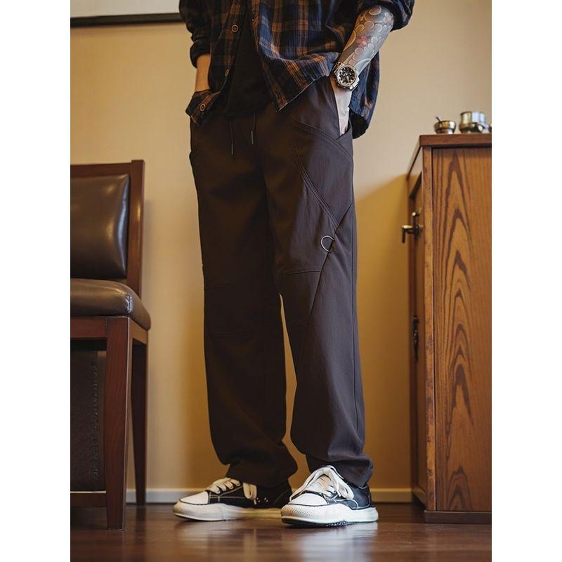 Outdoor Mountain-Style Functional Paratrooper Cargo Pants for Men, Spring and Autumn Wide-Leg Pants, Foreign Trade Men's Loose Casual Long Pants