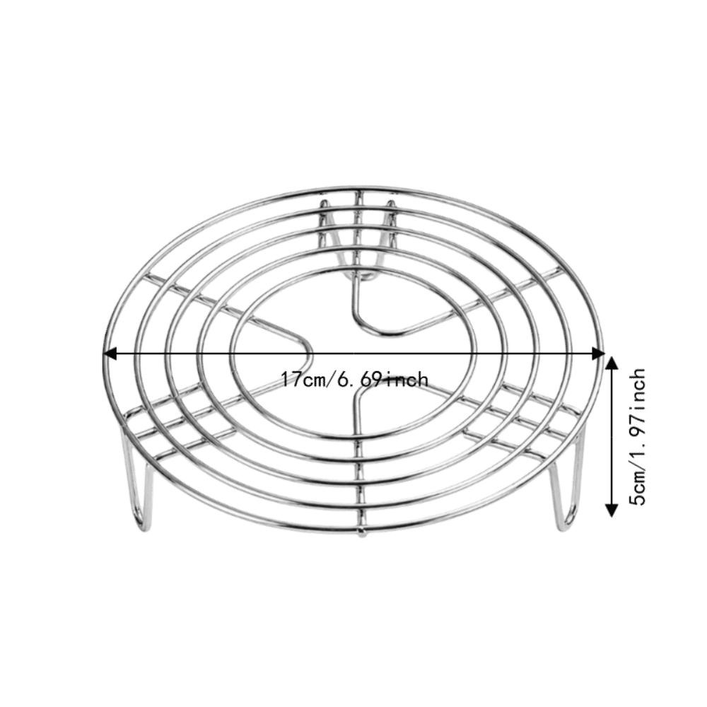 Stainless Steel Steamer Rack Round Cooling Rack Durable Pot Steamer Insert  Meal Prep