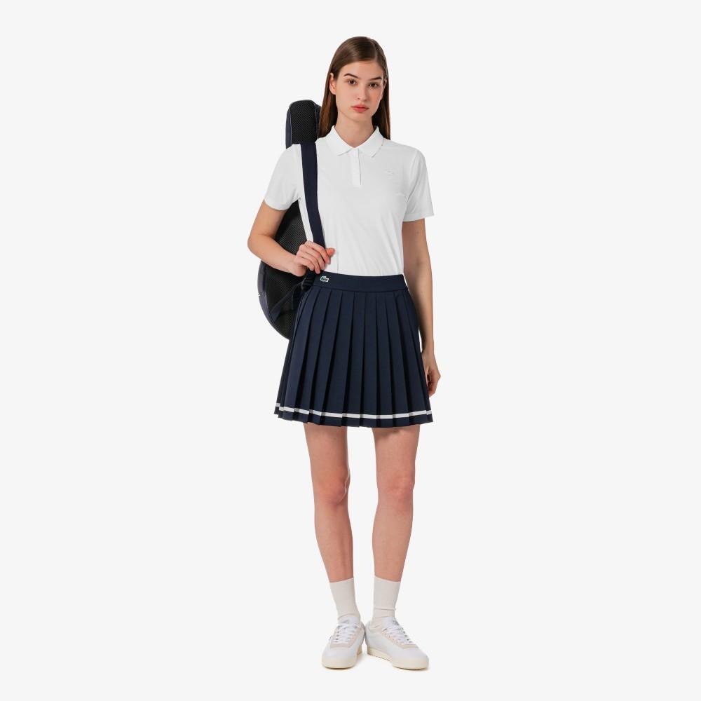 [lacoste] Women's Tennis Tape Tipping Skirt JF231E-56GHDE