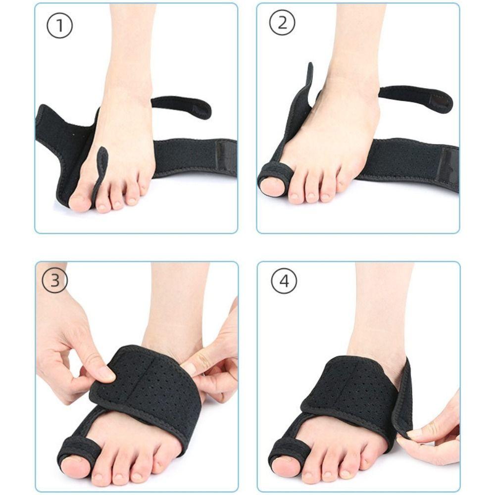 1 Pair Bunion Splint Big Toe Straightener Toe Valgus Foot Correction Brace Bunion Corrector  Travel