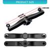 Adjustable Rotatable Phone Stand Universal Double Position Phone Clamp Mount Tripods Accessories for Double Camera Positions