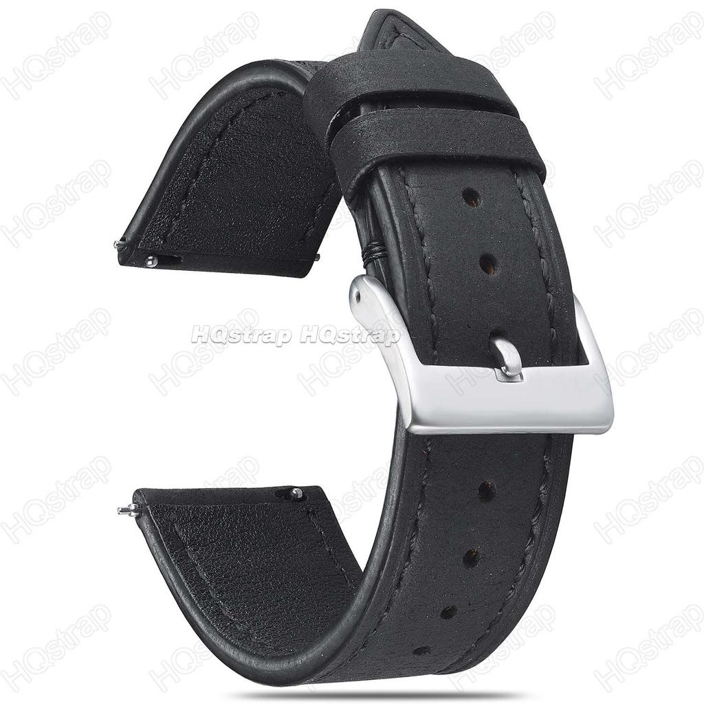 Watchband Cowhide Leather Watch Strap 18mm 19mm 20mm 21mm 22mm Stainless Steel Buckle Butterfly Bracelet for Women Men Watch Band Vintage