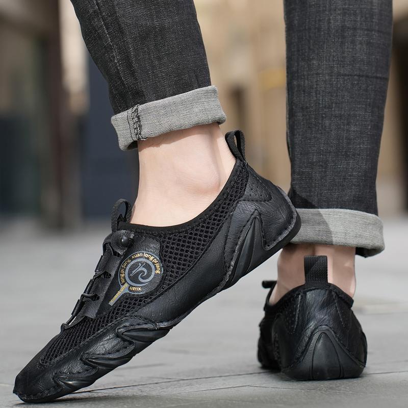 

Кожаная обувь Повседневная деловая обувь для мужчин Платье Tenis De Hombre Мокасины Мокасин Tenis Caballero Дизайнерская 48 чёрный