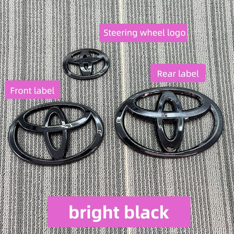 2026 Neu Für Toyota Auto Logo 3D für Toyota Auto Serie Corolla Camry RAV4 Front Kühlergrill Haube Motorhaube Emblem Hinten Heck Stoßstange Tr