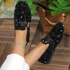Flat Shoes for Women Glitter Sneakers Casual Female Slip-On Bling Platform Comfortable Plus Size Loafer Shoes Zapatos De Mujer