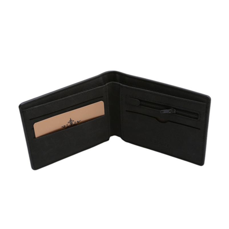 Men Vintage Short Wallets Male Casual Small Thin Card Holder Wallet Purse Gift