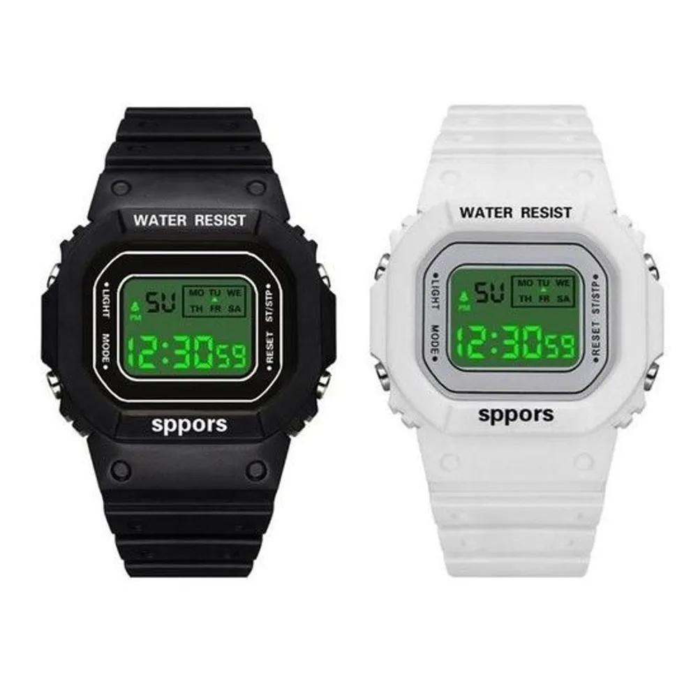 Electronic digital student wristwatch (49520575) black