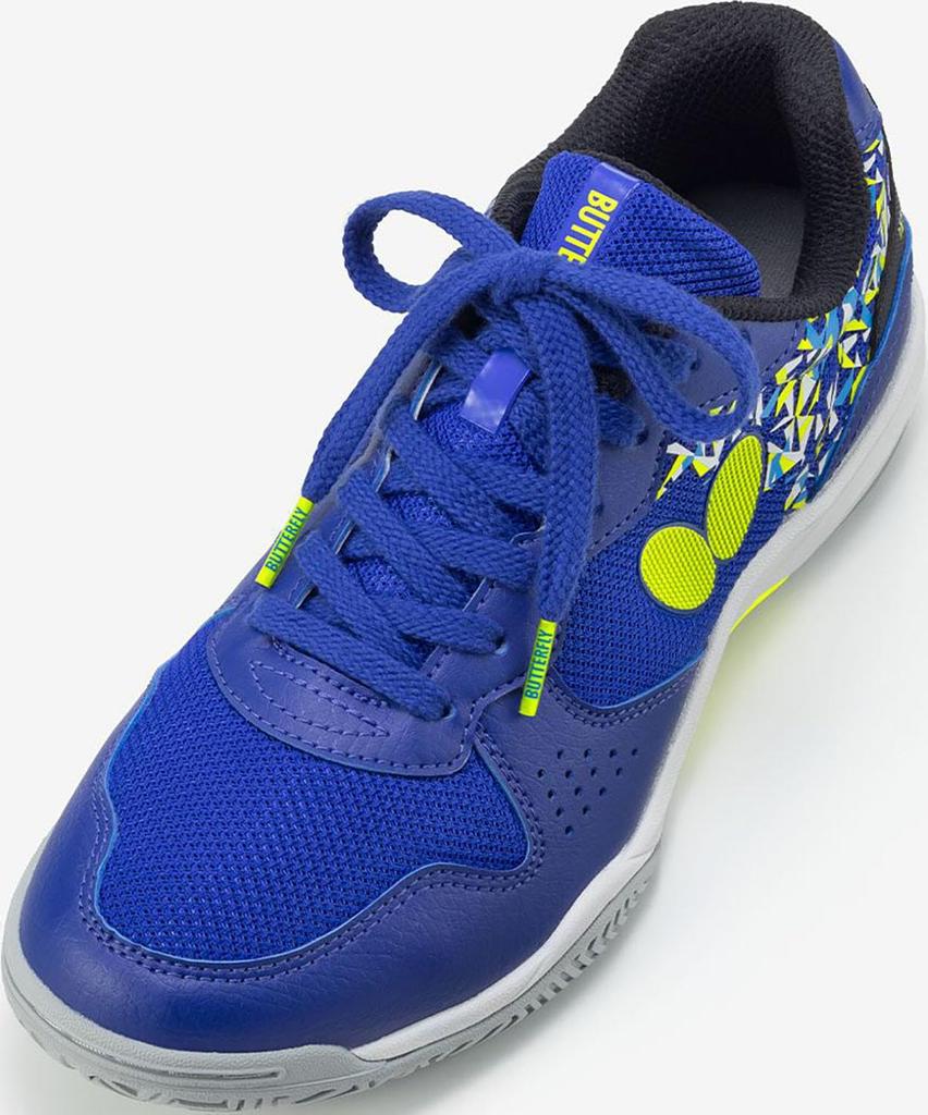 Butterfly Table Tennis Resoline Bilite Royal Size Shoes, II, Cushioned, Anti-Twist, Blue, 23.5 (93740)