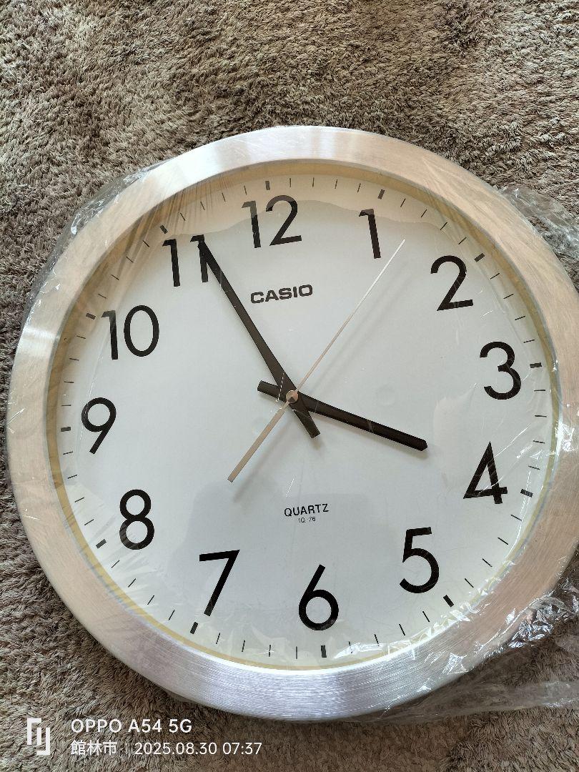 

[USED] CASIO quartz wall clock, diameter approx. 30cm