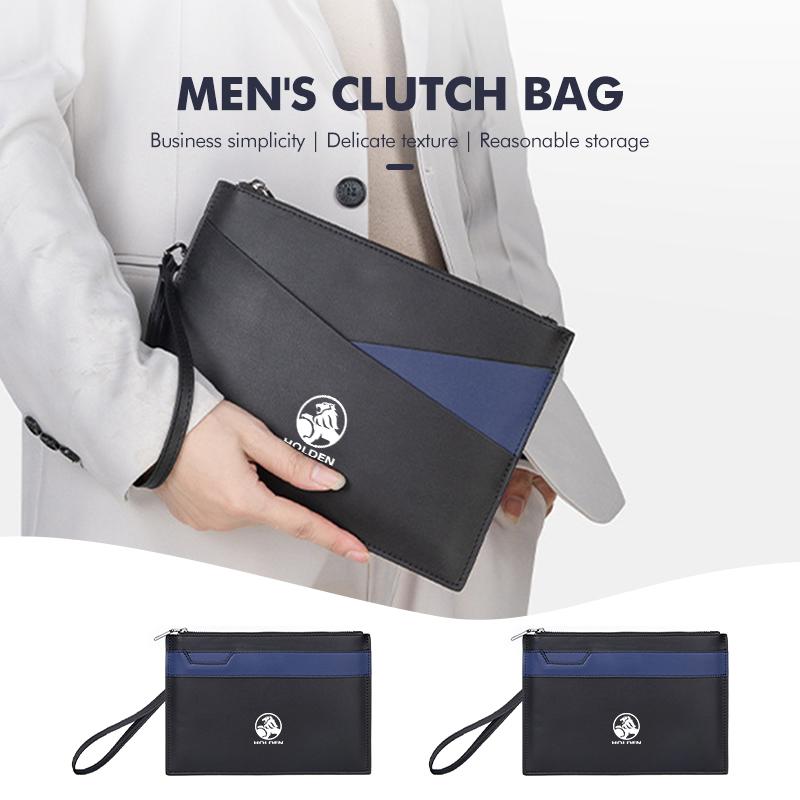 Car Men Casual Clutch Bag Large Capacity Wallet Hand Pouch For Holden Astra Commodore Monaro Trailblazer Colorado