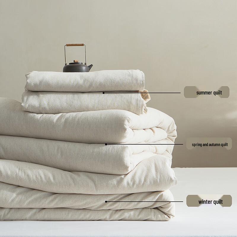 Хлопково-льняное одеяло Mling на четыре сезона