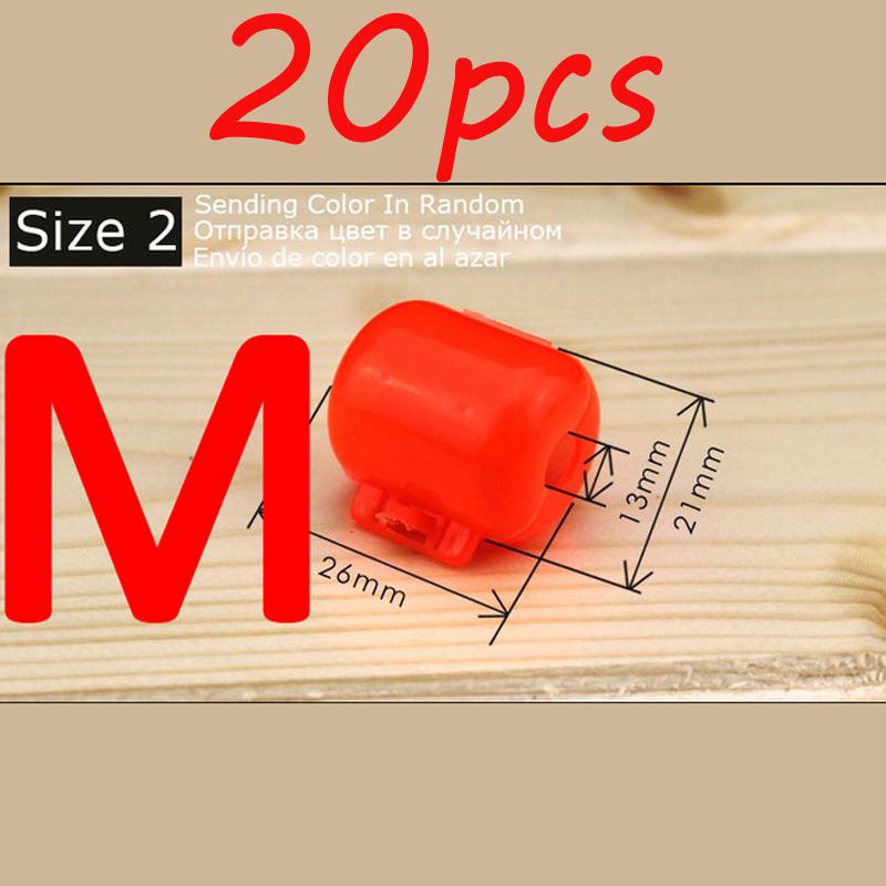 

20PCS/Lot Рибальські снасті Кальмари Джиг Чохол Восьминіг Креветки Гачки Чохол Протектор Аксесуари для морської риболовлі M