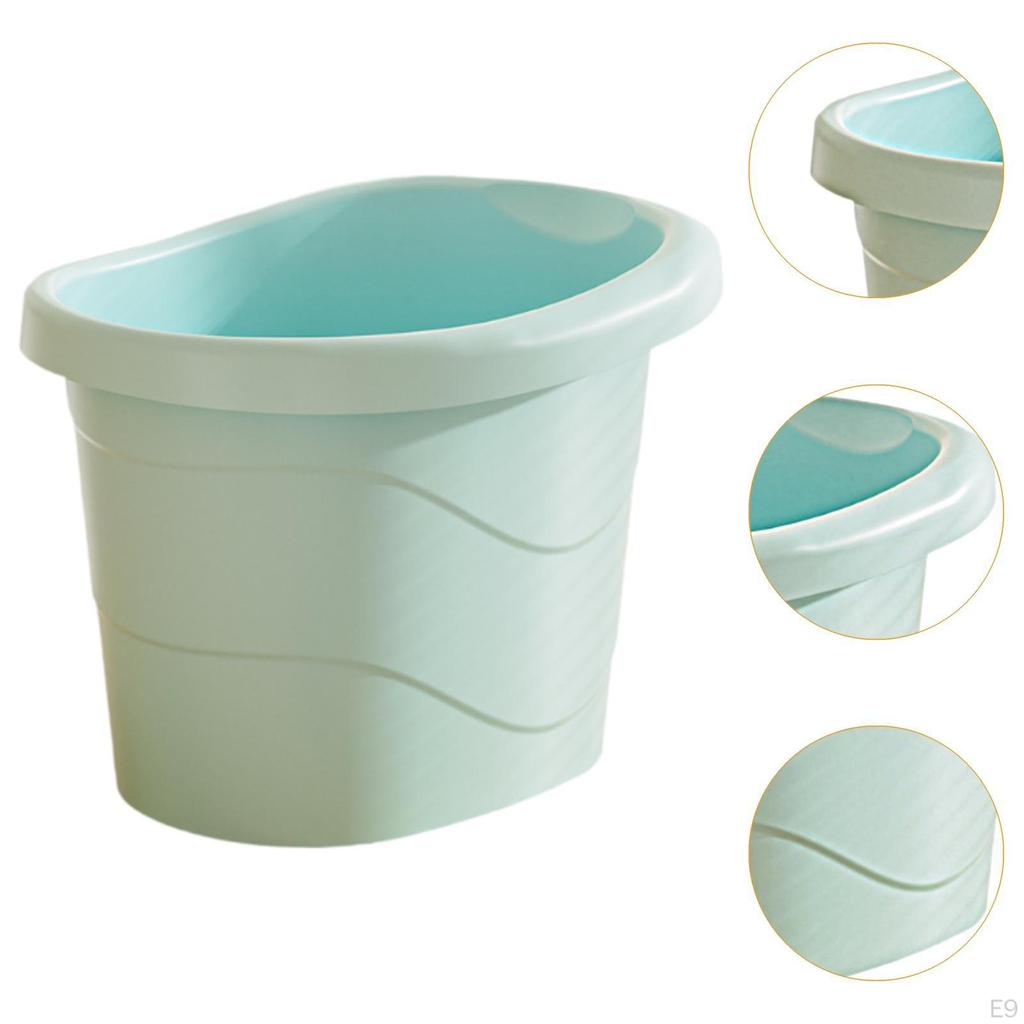 Baby Bath Bucket Tub Comfortable Thickened Sitting Up Shower Basin Bathroom