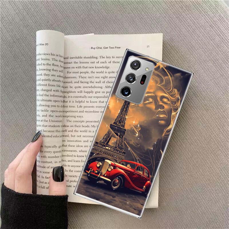 

Eiffel Tower Art Phone Case for Samsung A17 A37 A57 A54 A14 A24 A34 A07 A04S A02S A12 A22 A32 A52S A16 A26 A36 A56 A72 Galaxy No Samsung Note 20Ultra