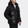 Adidas Originals Trefoil Down Regen Puff Warm Patchwork Sports Hooded Down Jacket Men Outerwear Black GE1324