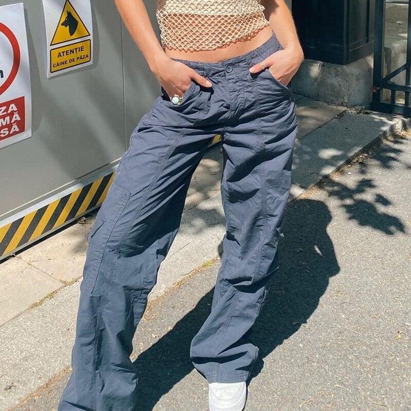Vita bassa Y2K Grunge Baggy Jeans Harajuku Fairycore Cute Cargo Pants  Streetwear Casual Fashion Denim Pantaloni acquista in modo economico —  spedizione gratuita, recensioni reali con foto — Joom