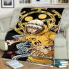 Ideal for Picnics Travel Beds and Sofas "ONE PIECE" Print Blanket Soft Warm Flannel Blanket for Home Bedrooms