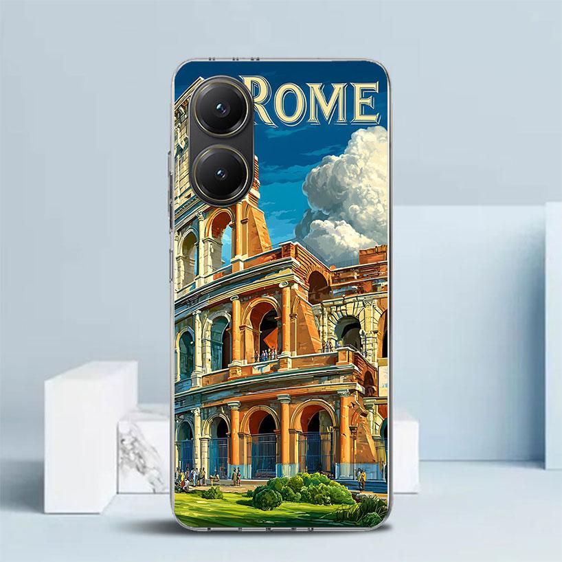 

Roman Colosseum Soft Cover for Xiaomi Poco F7 Ultra X7 X6 X5 Pro M7 Phone Case Redmi 15 15C 13 13C 12 12C 10 10C Print Shell Poc Redmi 9C