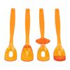 4pcs Lips Tongue Muscle Trainer Recovery Oral Mouth Muscle Rehabilitation Training Exerciser Orange