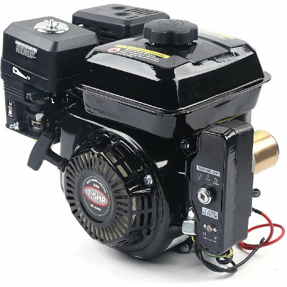 7.5HP Gas Engine Electric Start Side Shaft Motor HVO Gasoline Engine 3600RPM Used for Compressor Ripper, Lawn Mower
