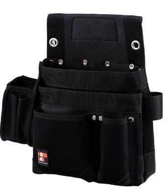 Kozuchi Hard Lab Temporary Frame Nail Bag with Ink Pot (HARD LAB) Case, Black, HL-306B