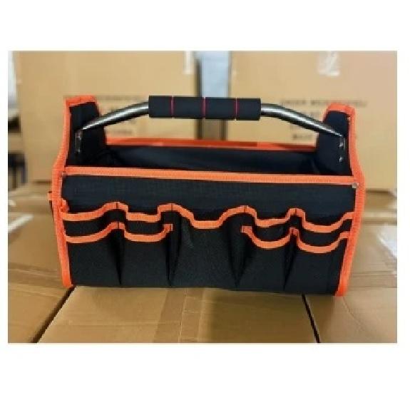 GJ0023 Medium Handheld Toolkit Multifunctional Household Kit Stainless Steel Handle Folding Tool Bag 40 * 22 * 27cm
