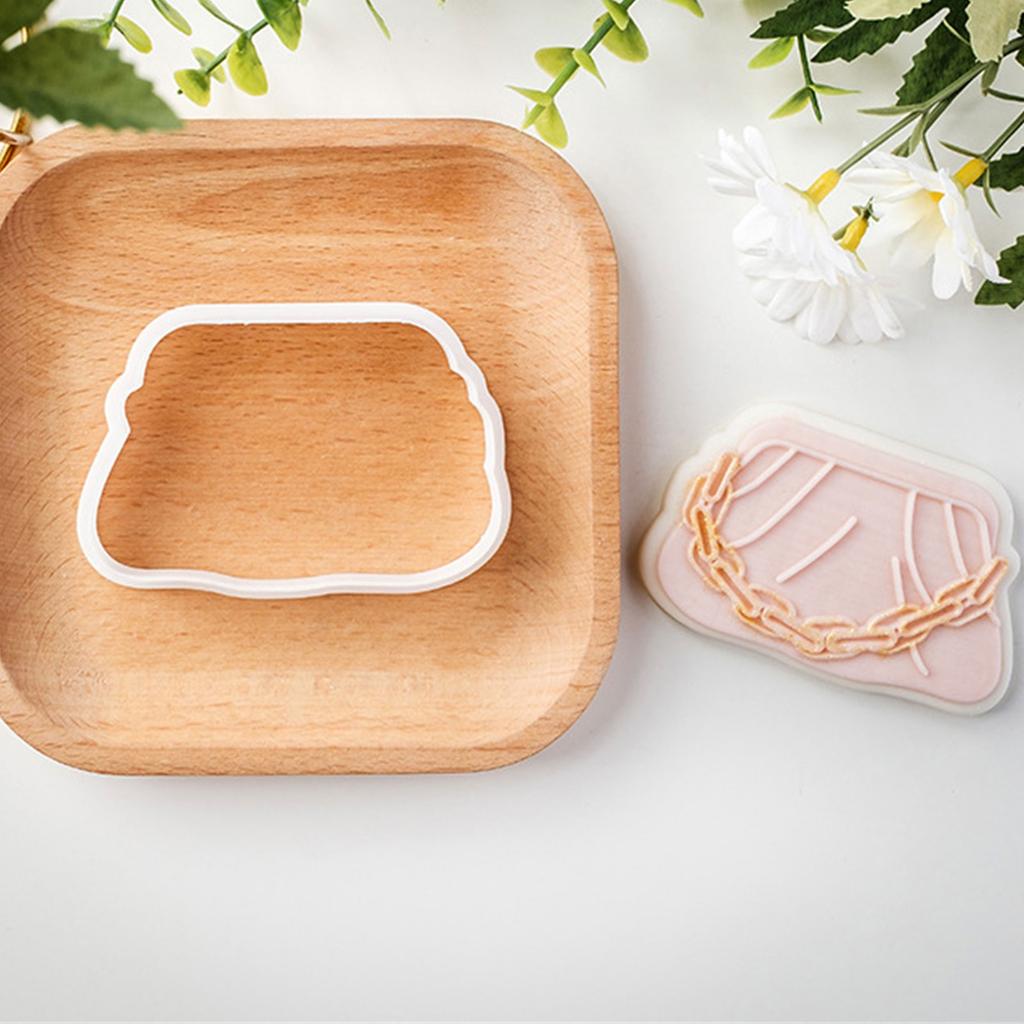 Wedding Square Plaque Cookie Cutter Charming Wedding Cookie Embossers Biscuits Cutter for Elegant Reception Treats
