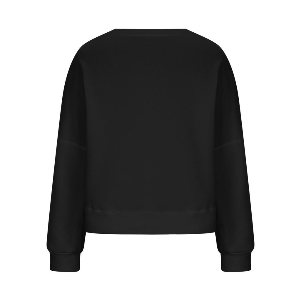 Women's Casual Fashion 2022 Halloween Print Long Sleeve O-Neck Pullover Top