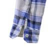 AVIREX Check Long Sleeve Flannel Shirt XL Gray Back Chain Stitch Men's Used