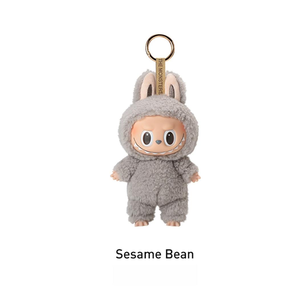 Mini Cute Labubu The Monsters Dolls Cardiac Macarone Kawai Guess Bag Figure Model Bag Keychain Decor  Replica for Xmas Gift
