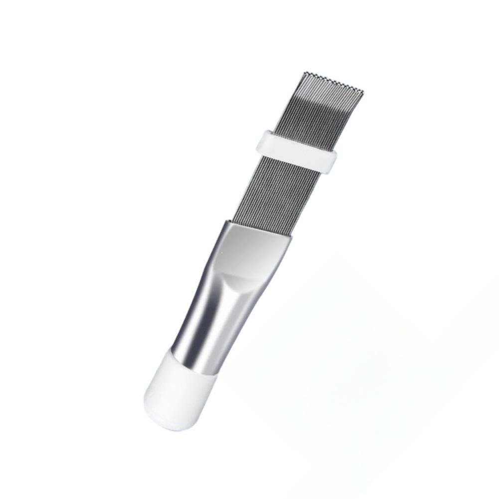 Stainless Steel For Condenser Fin Comb Tool for Straightening and Cleaning AC Fins Adjustable Density 9.8x5.5x0.1cm