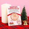 1/2/3Pcs Santa's Nice List Medal I'M ON SANTA'S NICE LIST Wooden Medal with Red