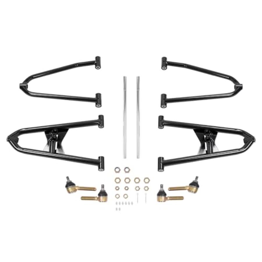 Front A Arm Compatible with 20052008 Kawasaki KFX400 and Suzuki Quadsport Z400 LTZ 400 Adjustable Suspension Arms with Black an