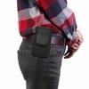 Waist Pack Man Mobile Phone Bag Double Pockets Phone Waist Bag Mobile Phone Pouch  Outdoor Sports