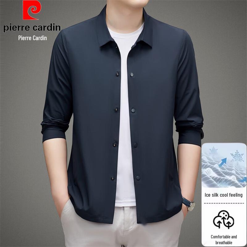 Pierre Cardin Men s Breathable Milk Silk Sun Protection Shirt 190