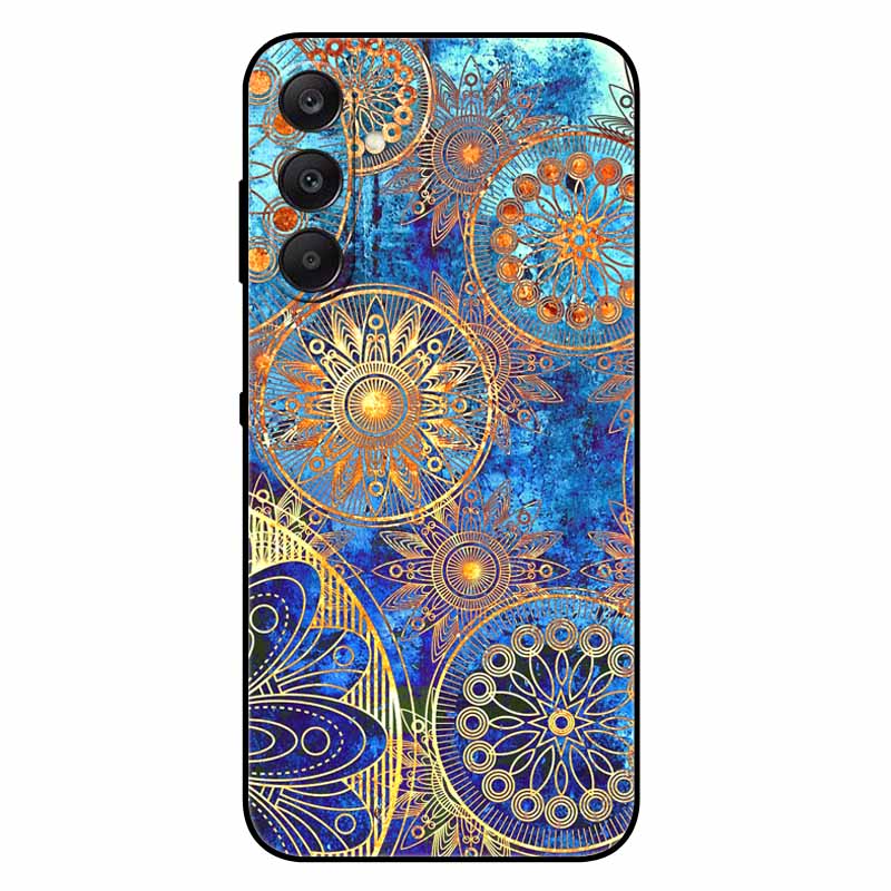 For Samsung A17 5G Case Black Silicone Soft Fashion Animal Back Cover For Samsung Galaxy A17 5G TPU Coque Cute Protective Bumper