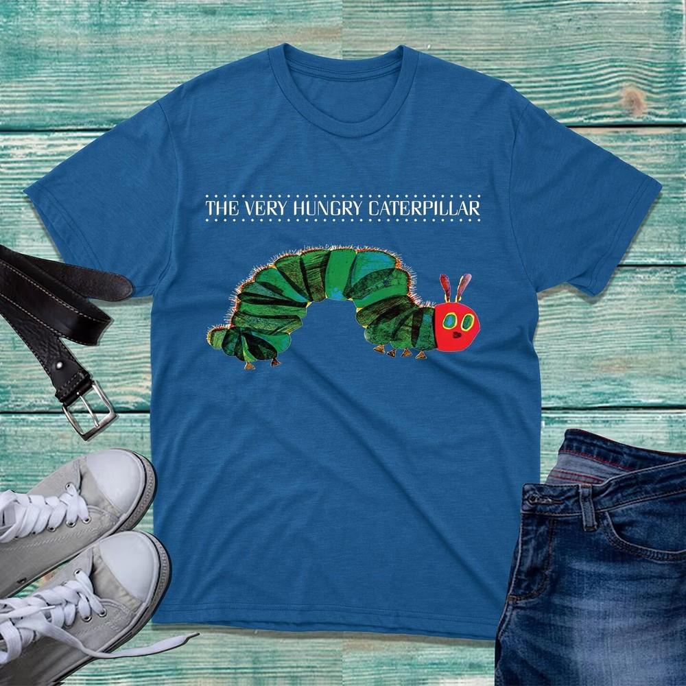 The Very Hungry Caterpillar TShirt World Book Day Funny Caterpillar Unisex Top
