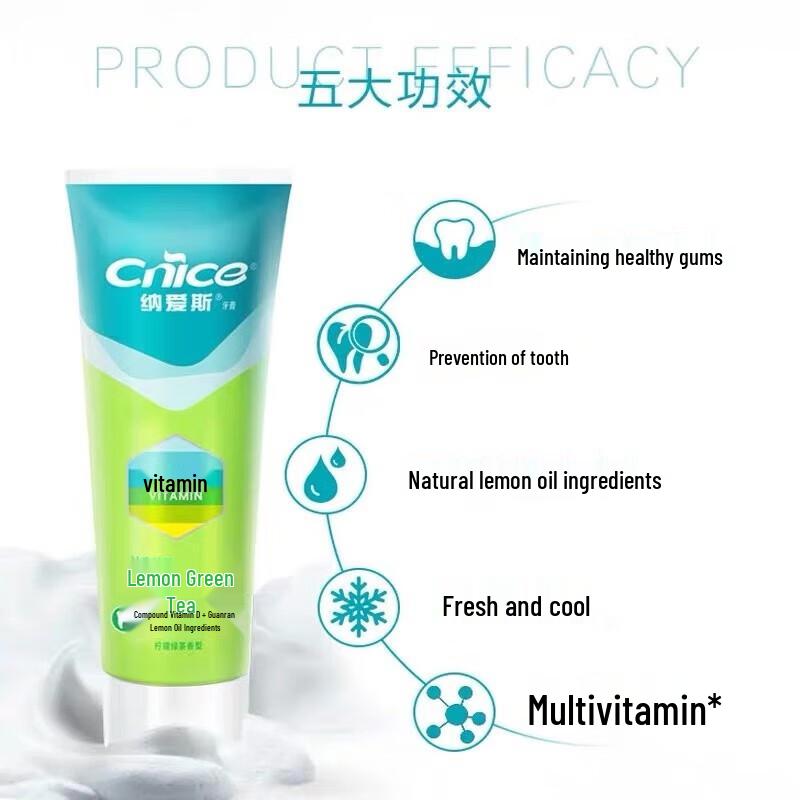 Nice Lemon Green Tea Toothpaste