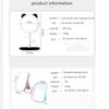 Klappspiegel, runder Make-up-Taschenspiegel, Stand-Kosmetikspiegel, Glasspiegel, quadratischer Make-up-Spiegel, drehbarer Spiegel