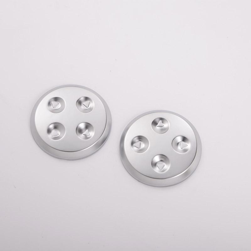 

Car-Styling Chrome Seat Adjustment Button Decoration Cover Trim For Mercedes Benz C E GLC Class W205 W212 Coupe C207 W207 Parts срібний