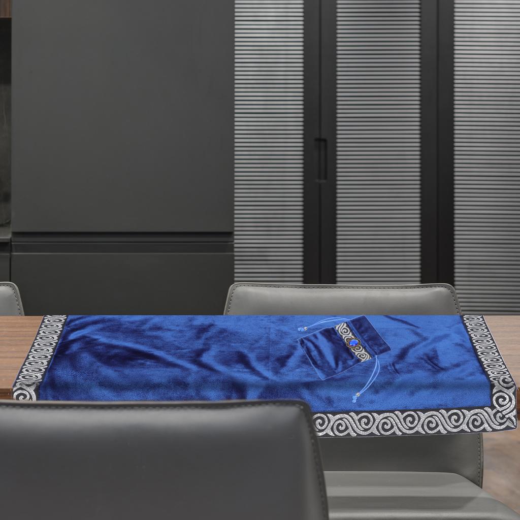 1Set Tarot Tablecloth Premium Divination Cloth For Fortune Telling With Cards Pouch Tablecloth Deck Storage Bag Accessory Home